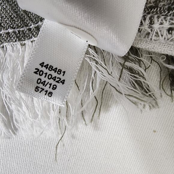 Maurices Womens Duster Cardigan Plaid Open Fringe Sleeveless Long Vest One Size - Picture 10 of 10